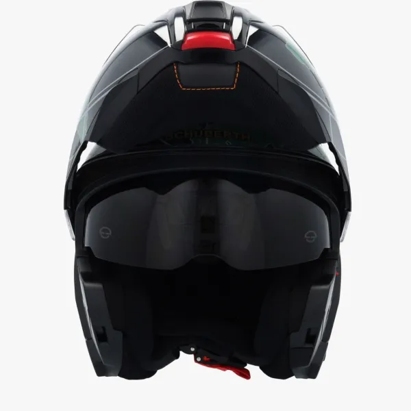 Schuberth C5 Globe Black/Green 140> Systeemhelmen|Helmen Met Zonnevizier