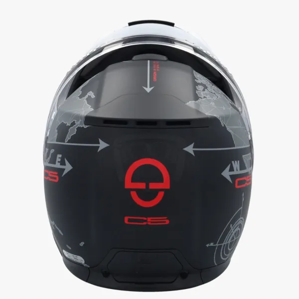 Schuberth C5 Globe Black/Grey 180> Systeemhelmen|Helmen Met Zonnevizier