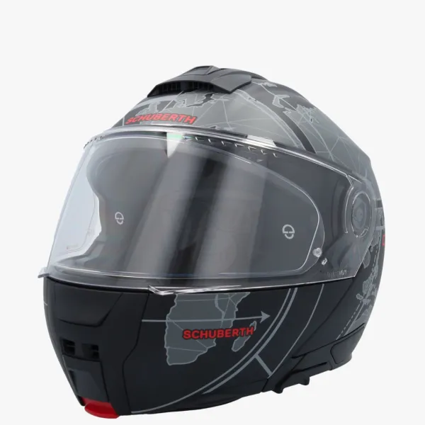 Schuberth C5 Globe Black/Grey 180> Systeemhelmen|Helmen Met Zonnevizier