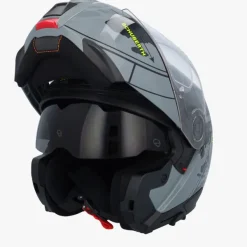 Schuberth C5 Globe Grey/Black> Systeemhelmen|Helmen Met Zonnevizier