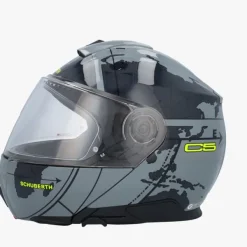 Schuberth C5 Globe Grey/Black> Systeemhelmen|Helmen Met Zonnevizier