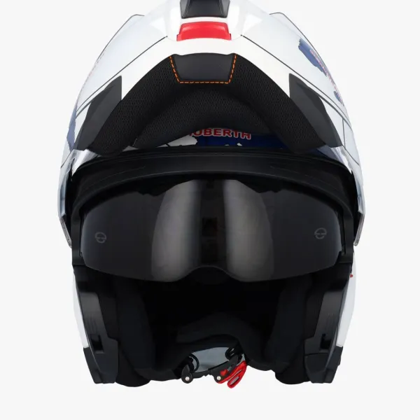 Schuberth C5 Globe White/Blue> Systeemhelmen|Helmen Met Zonnevizier