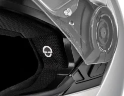Schuberth C5 Glossy Silver 808> Systeemhelmen|Helmen Met Zonnevizier