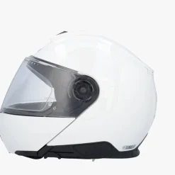Schuberth C5 Glossy White 202> Systeemhelmen|Helmen Met Zonnevizier