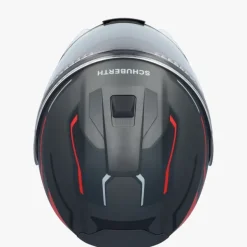 Schuberth C5 Omega Black/Red 138> Systeemhelmen|Helmen Met Zonnevizier