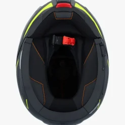 Schuberth C5 Omega Black/Yellow 178> Systeemhelmen|Helmen Met Zonnevizier