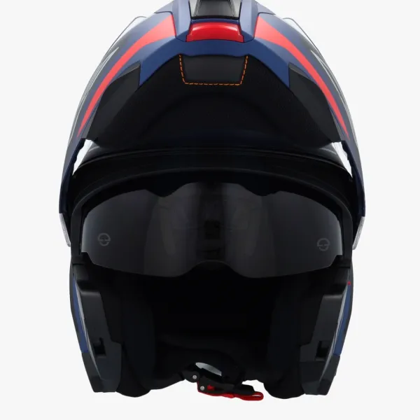 Schuberth C5 Omega Blue/Red 531> Systeemhelmen|Helmen Met Zonnevizier