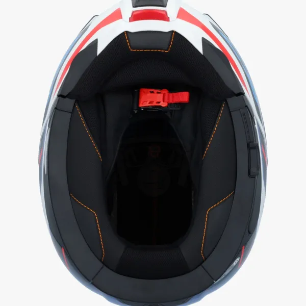 Schuberth C5 Omega White/Blue 253> Systeemhelmen|Helmen Met Zonnevizier
