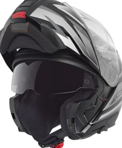Schuberth C5 Zenith Black/Grey 182> Systeemhelmen|Helmen Met Zonnevizier