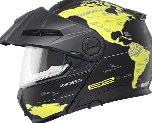 Schuberth E2 Atlas Black/Yellow 170> Adventure Helmen|Systeemhelmen