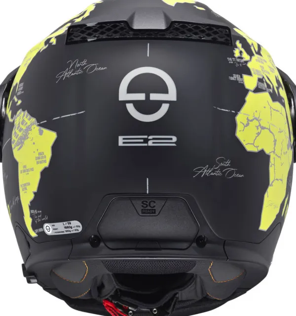 Schuberth E2 Atlas Black/Yellow 170> Adventure Helmen|Systeemhelmen