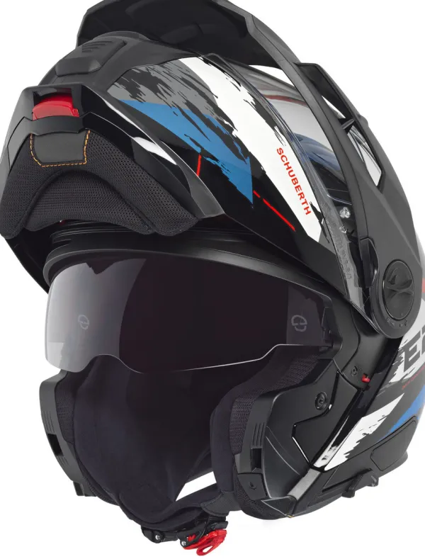 Schuberth E2 Trail Black/Blue 512> Adventure Helmen|Systeemhelmen