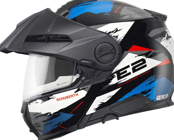 Schuberth E2 Trail Black/Blue 512> Adventure Helmen|Systeemhelmen