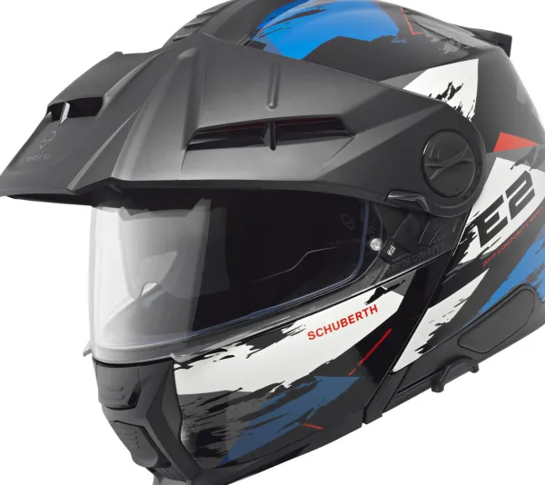 Schuberth E2 Trail Black/Blue 512> Adventure Helmen|Systeemhelmen