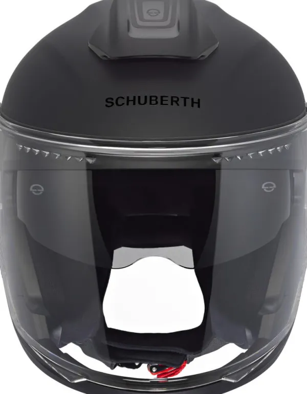 Schuberth J2 Flat Black 111> Helmen Met Zonnevizier|Bluetooth Helmen