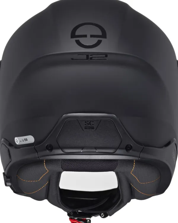 Schuberth J2 Flat Black 111> Helmen Met Zonnevizier|Bluetooth Helmen