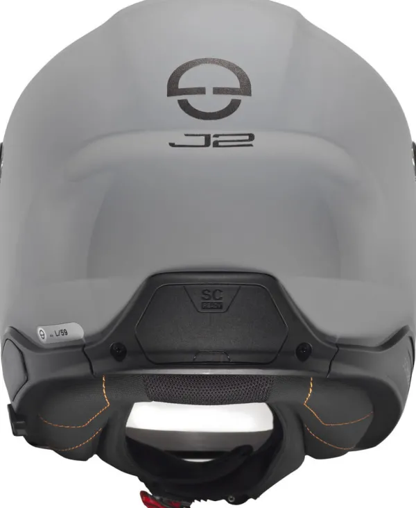 Schuberth J2 Flat grey 818> Helmen Met Zonnevizier|Bluetooth Helmen