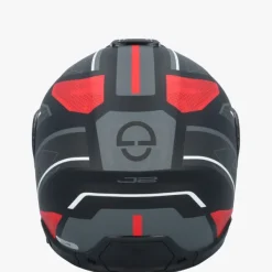 Schuberth J2 Sigma Black/Red 183> Helmen Met Zonnevizier|Bluetooth Helmen