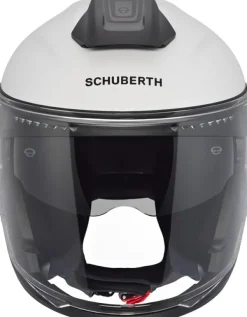 Schuberth J2 White 202> Helmen Met Zonnevizier|Bluetooth Helmen