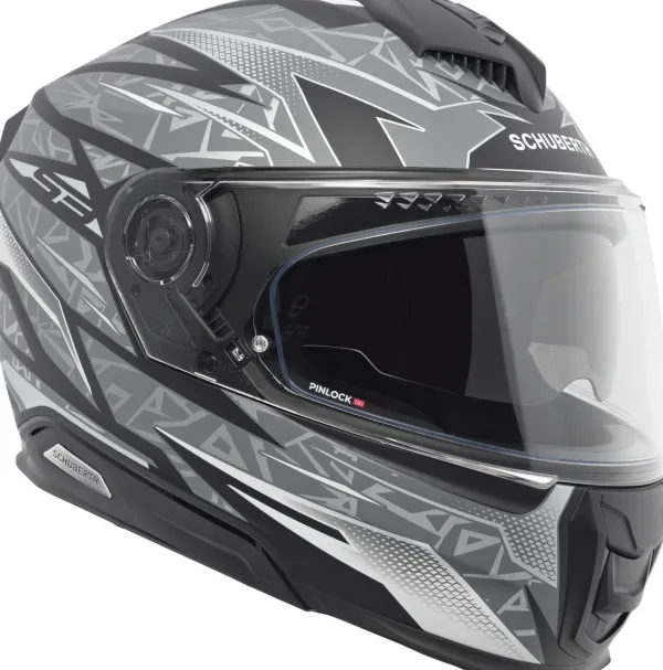 Schuberth S3 Thunder Black/Grey 812> Integraalhelmen|Helmen Met Zonnevizier
