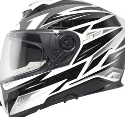 Schuberth S3 Thunder Black/White 218> Integraalhelmen|Helmen Met Zonnevizier