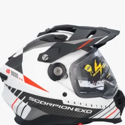 Scorpion ADF-9000 AIR Feat Matt White/Black/Red><noscript><img width=