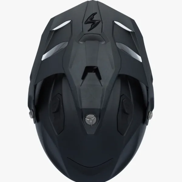 Scorpion ADF-9000 AIR Solid Matt Pearl Black> Adventure Helmen|Integraalhelmen
