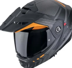 Scorpion ADX-2 Lewis Matt Black/Orange> Adventure Helmen|Systeemhelmen