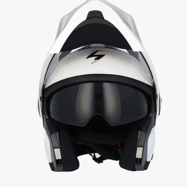 Scorpion ADX-2 Pearl White> Adventure Helmen|Systeemhelmen