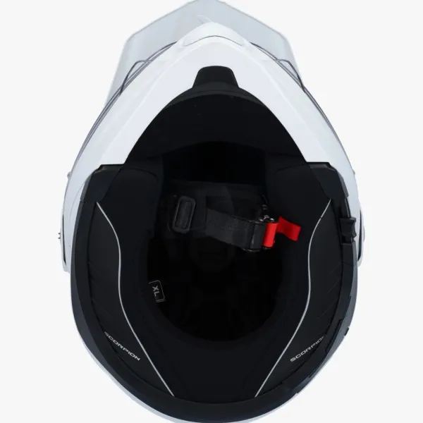 Scorpion ADX-2 Pearl White> Adventure Helmen|Systeemhelmen