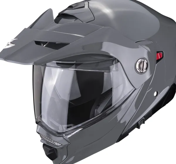 Scorpion ADX-2 Solid Cement Grey> Adventure Helmen|Systeemhelmen