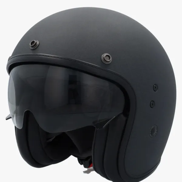 Scorpion Belfast EVO Graphite Dark Grey>DAMES Retro Helmen|Jethelmen