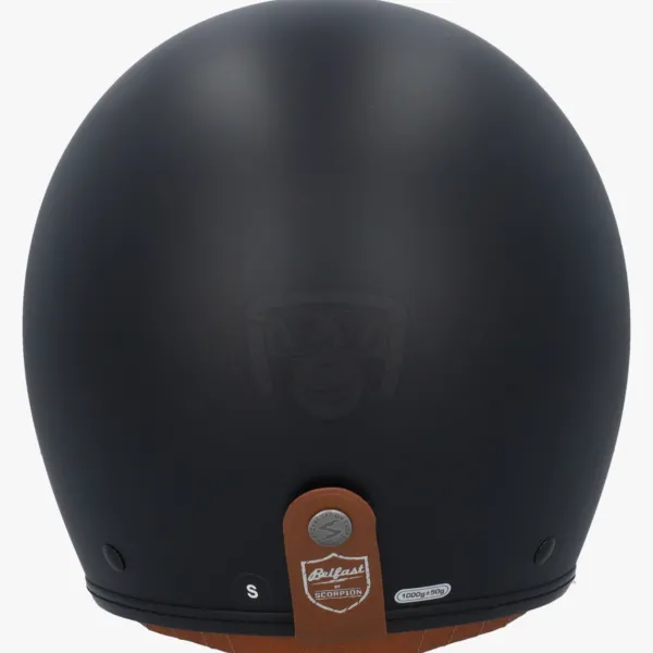 Scorpion Belfast EVO Luxe Matt Black>DAMES Retro Helmen|Jethelmen