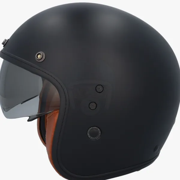 Scorpion Belfast EVO Luxe Matt Black>DAMES Retro Helmen|Jethelmen