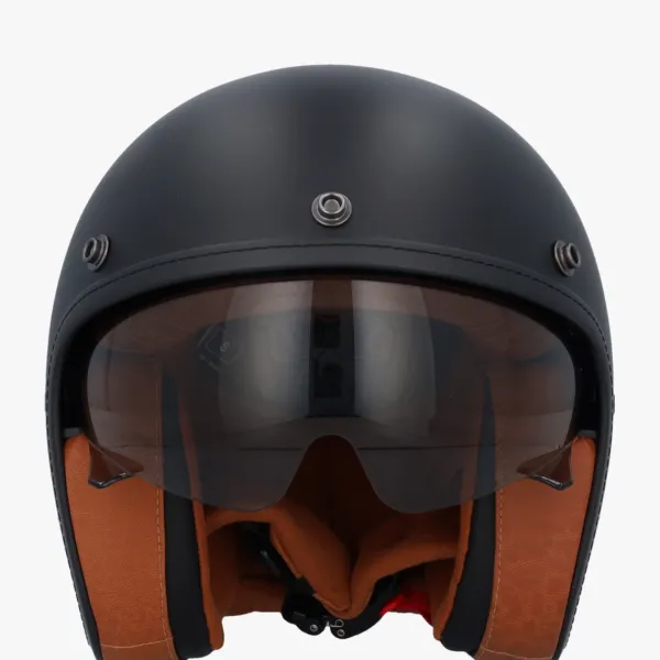 Scorpion Belfast EVO Luxe Matt Black>DAMES Retro Helmen|Jethelmen