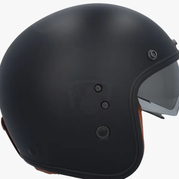 Scorpion Belfast EVO Luxe Matt Black>DAMES Retro Helmen|Jethelmen