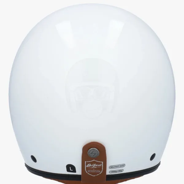 Scorpion Belfast EVO Luxe White>DAMES Retro Helmen|Jethelmen