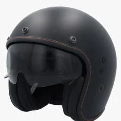 Scorpion Belfast EVO Matt Black>DAMES Retro Helmen|Jethelmen