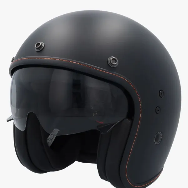Scorpion Belfast EVO Matt Black>DAMES Retro Helmen|Jethelmen