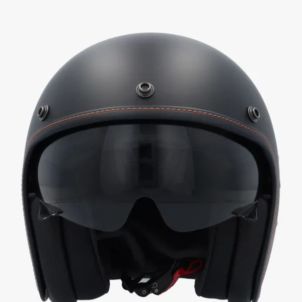 Scorpion Belfast EVO Matt Black>DAMES Retro Helmen|Jethelmen