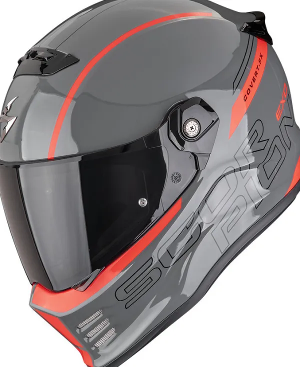 Scorpion COVERT FX Danko Grey/Red> Jethelmen