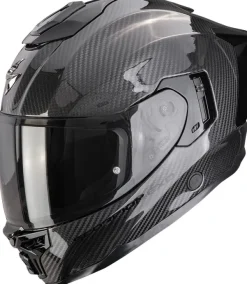 Scorpion EXO-1500 AIR Carbon Solid Black> Integraalhelmen|Helmen Met Zonnevizier