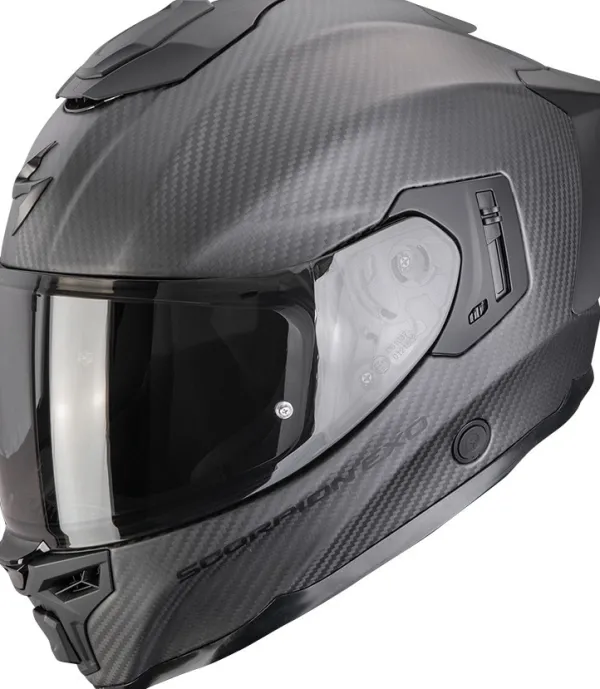 Scorpion EXO-1500 AIR Carbon Solid Matt black> Integraalhelmen|Helmen Met Zonnevizier