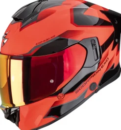 Scorpion EXO-530 AIR Clip Red/Black> Integraalhelmen|Helmen Met Zonnevizier