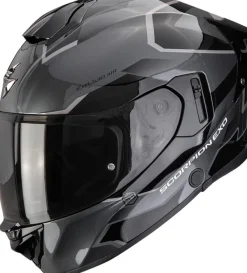 Scorpion EXO-530 AIR Clip Silver/Black> Integraalhelmen|Helmen Met Zonnevizier