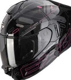 Scorpion EXO-530 AIR Fond Black/Pink> Integraalhelmen|Helmen Met Zonnevizier