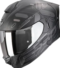 Scorpion EXO-530 AIR Fond Matt Black/Silver> Integraalhelmen|Helmen Met Zonnevizier