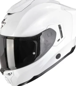 Scorpion EXO-1500 AIR Solid Pearl White> Integraalhelmen|Helmen Met Zonnevizier