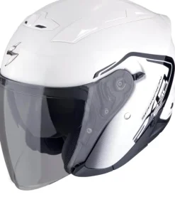 Scorpion EXO-230 CIT-E White/Black> Jethelmen|Helmen Met Zonnevizier