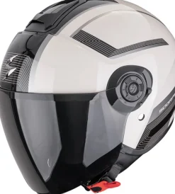 Scorpion EXO-CITY II Cosmos Cream/Black>DAMES Jethelmen|Dames Scooterhelmen